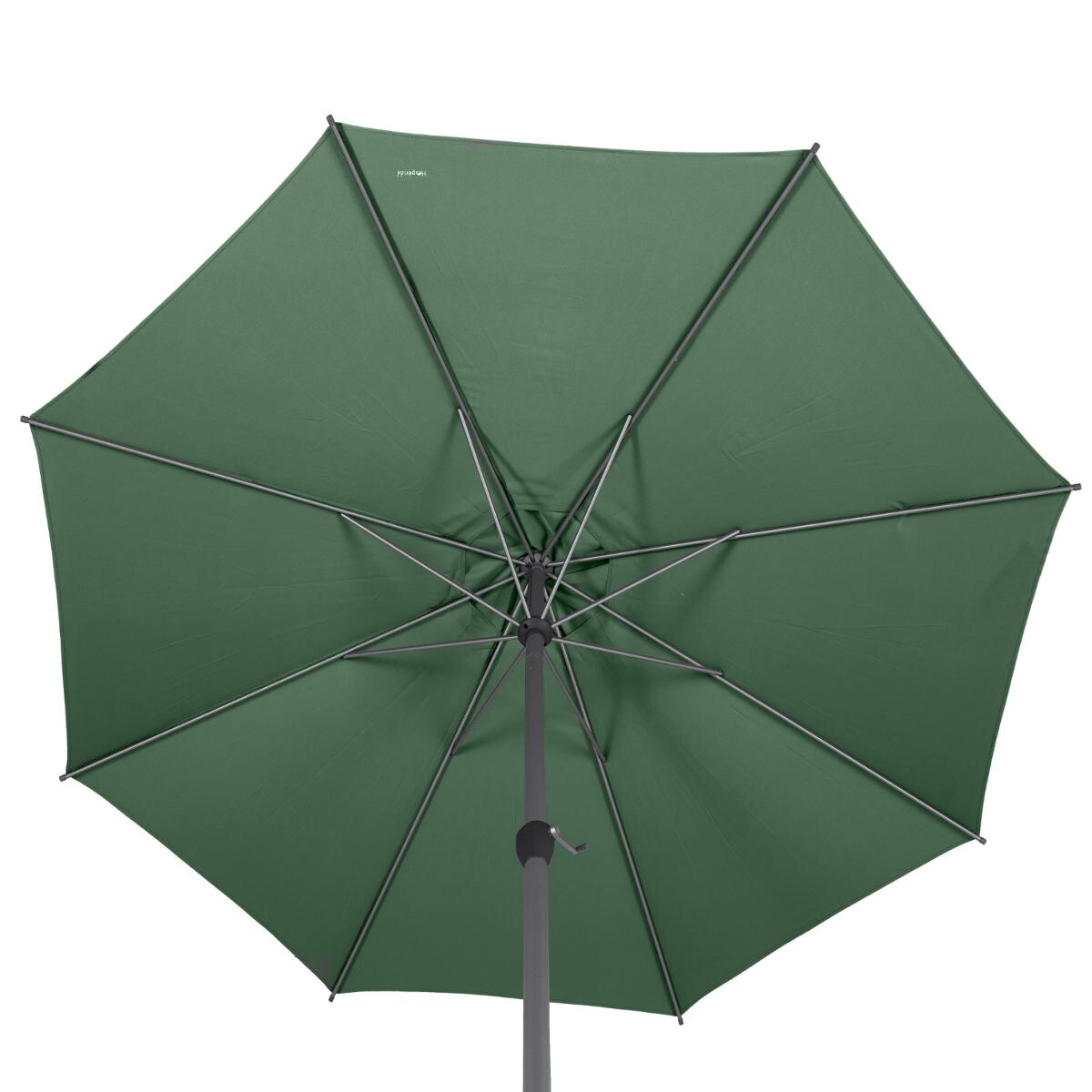 Hesperide Parasol Droit Rond Inclinable LOOMPA Vert Olive