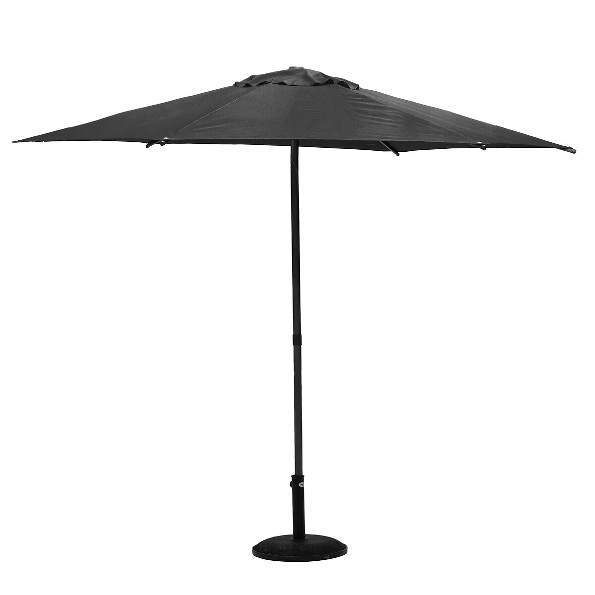 Hesperide Parasol Droit Rond Inclinable SOYA Ardoise