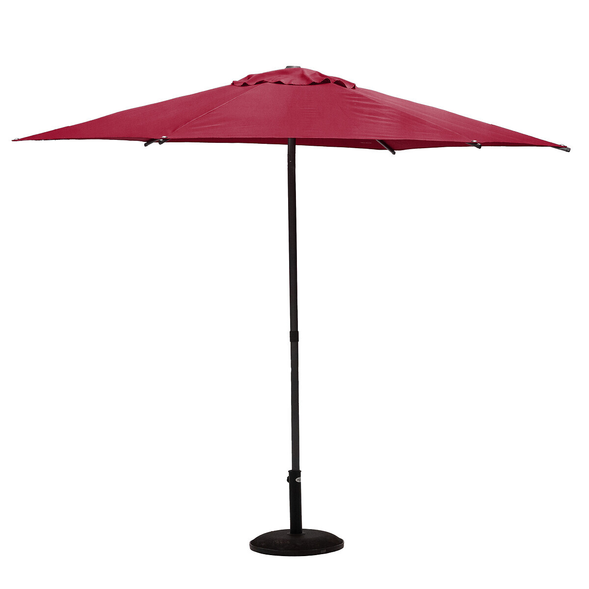 Hesperide Parasol Droit Rond Inclinable SOYA Bordeaux