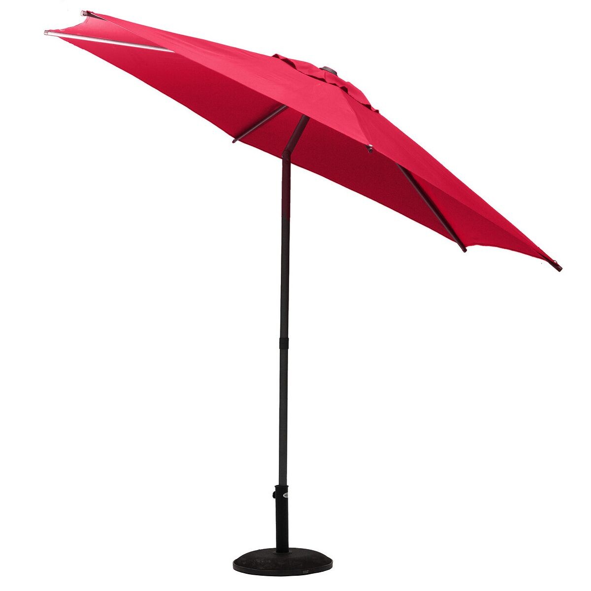 Hesperide Parasol Droit Rond Inclinable SOYA Grenade