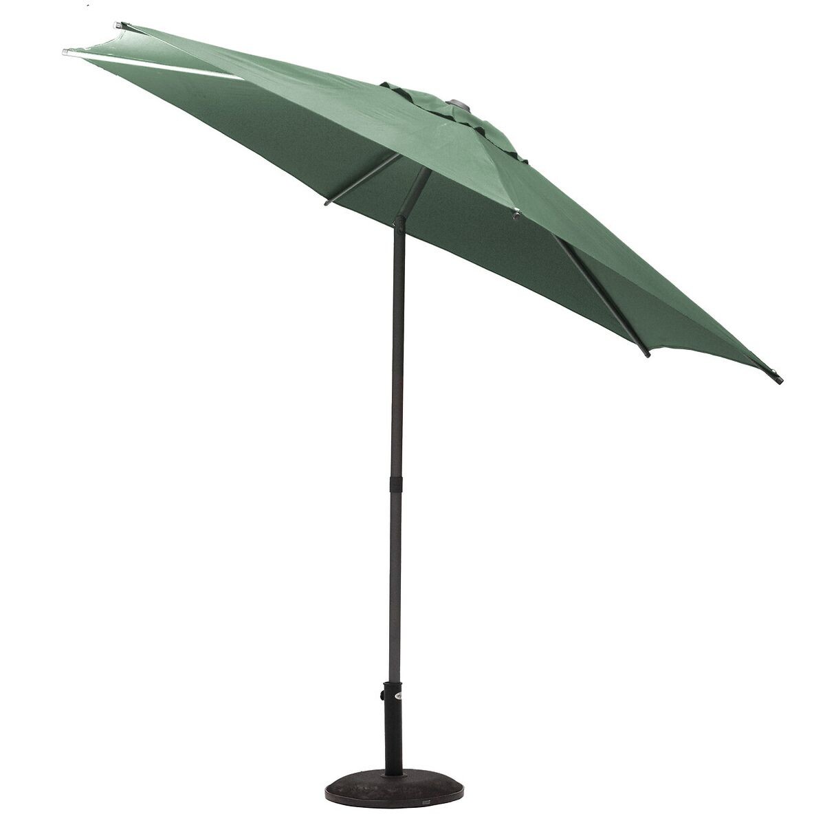 Hesperide Parasol Droit Rond Inclinable SOYA Vert Olive