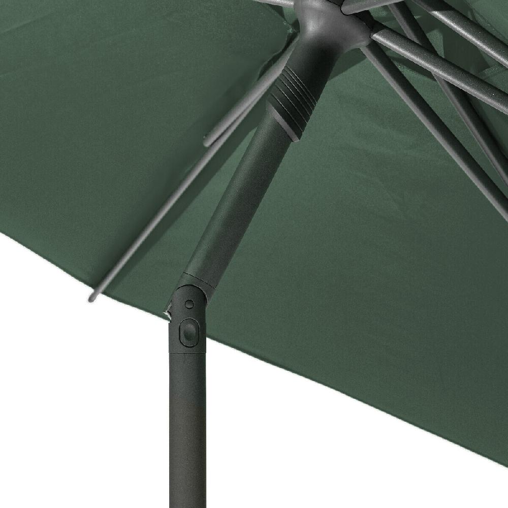 Hesperide Parasol Droit Rond Inclinable SOYA Vert Olive