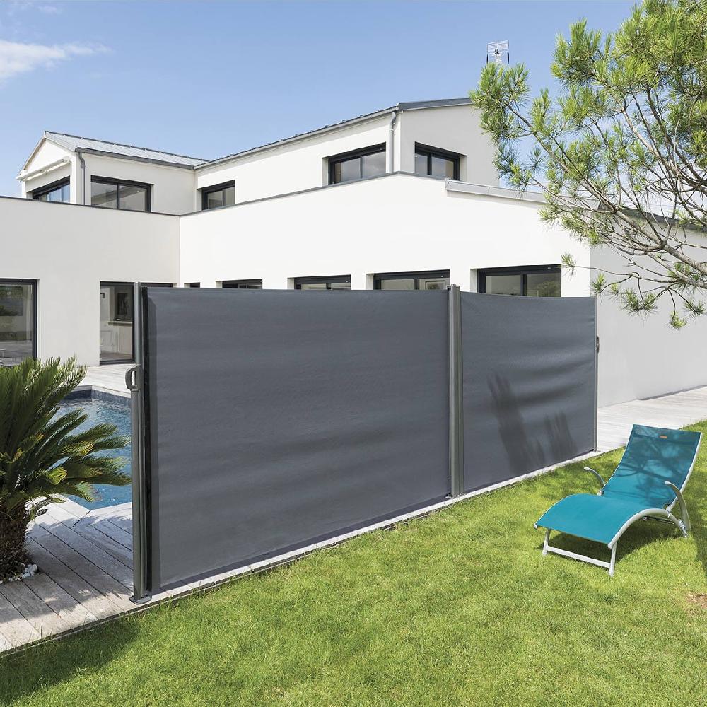 Hesperide Paravent Double Rétractable ANTAO Graphite