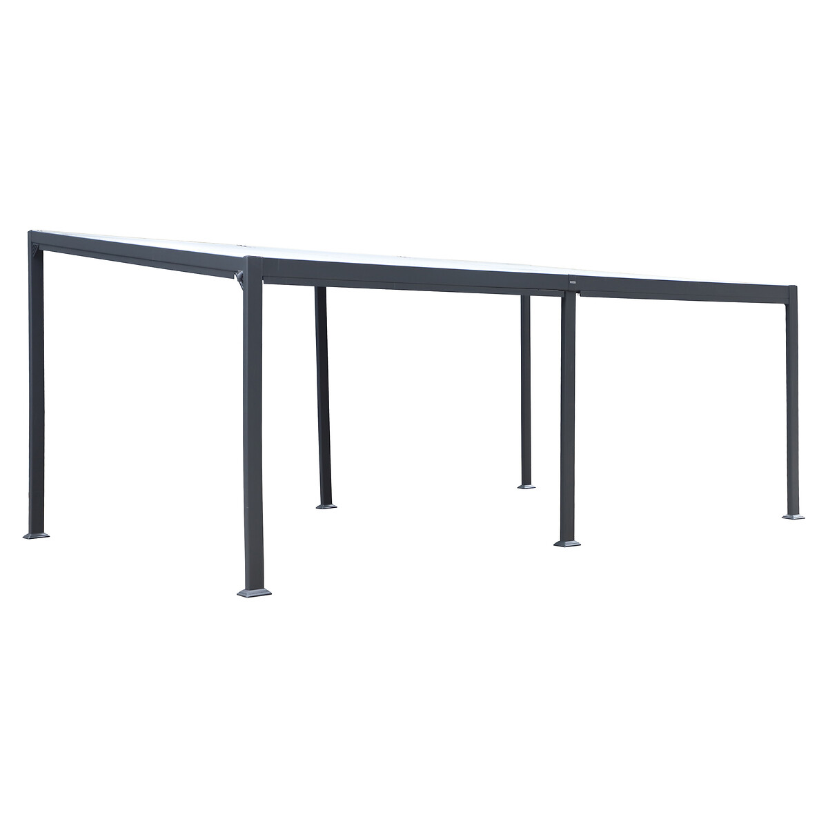 Hesperide Pergola AVILA Graphite Avec 1 Kit De Moustiquaire Et 1 Kit De Rideaux
