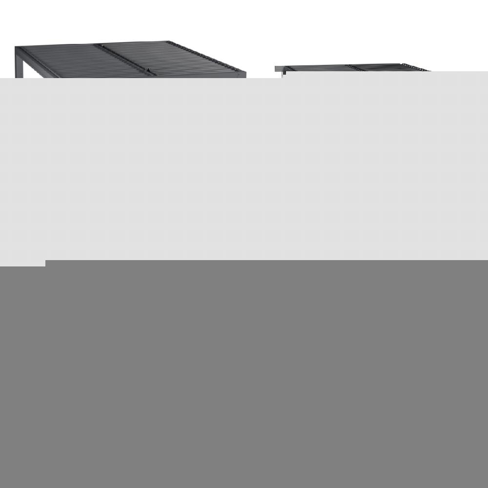 hesperide Pergola MAJAÉ + 1 extension latérale + 2 stores grand modèle + 1 persienne