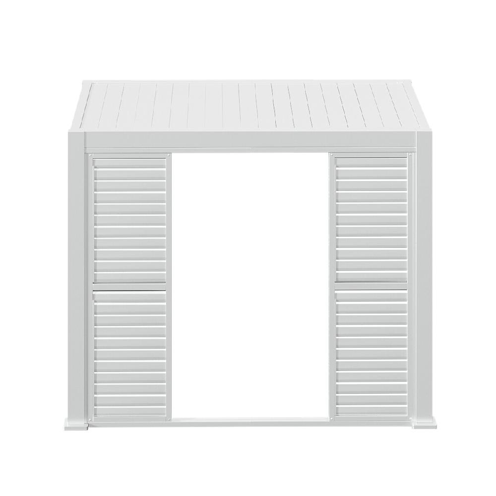 hesperide Persienne coulissante pour pergola bioclimatique EVORA Blanche