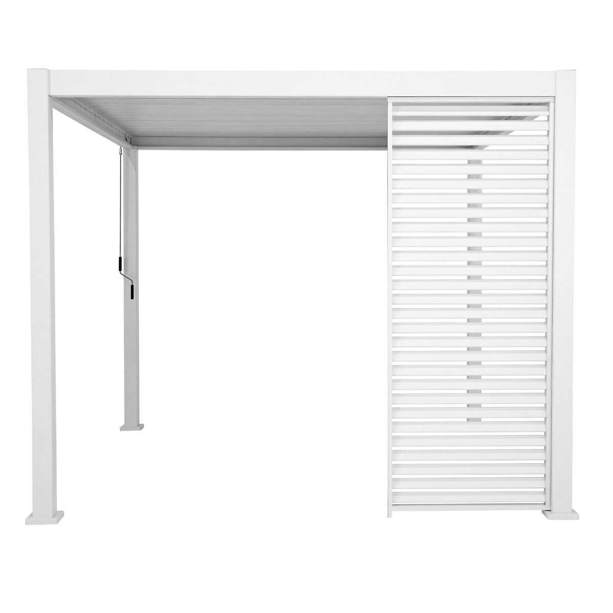 Hesperide Persienne Pour Pergola Bioclimatique EVORA Blanc