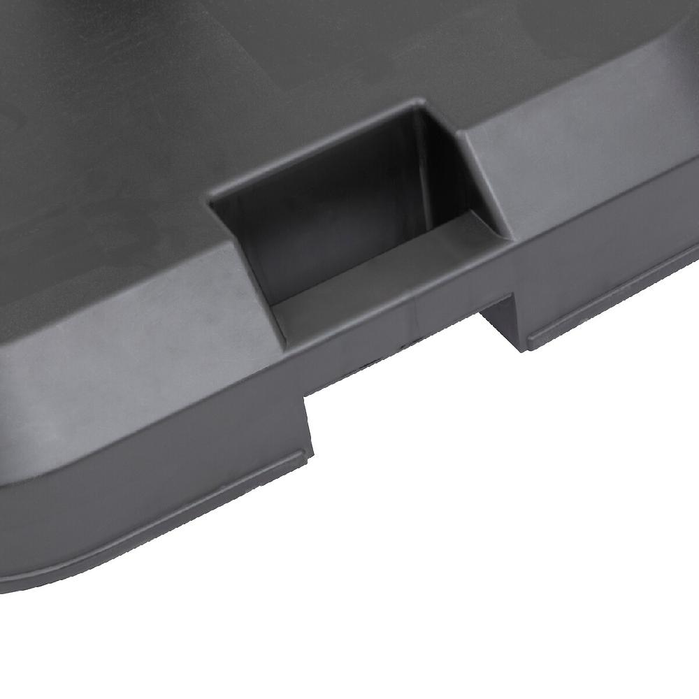 Hesperide Pied De Parasol Rond à Roulettes OPANÉO Anthracite