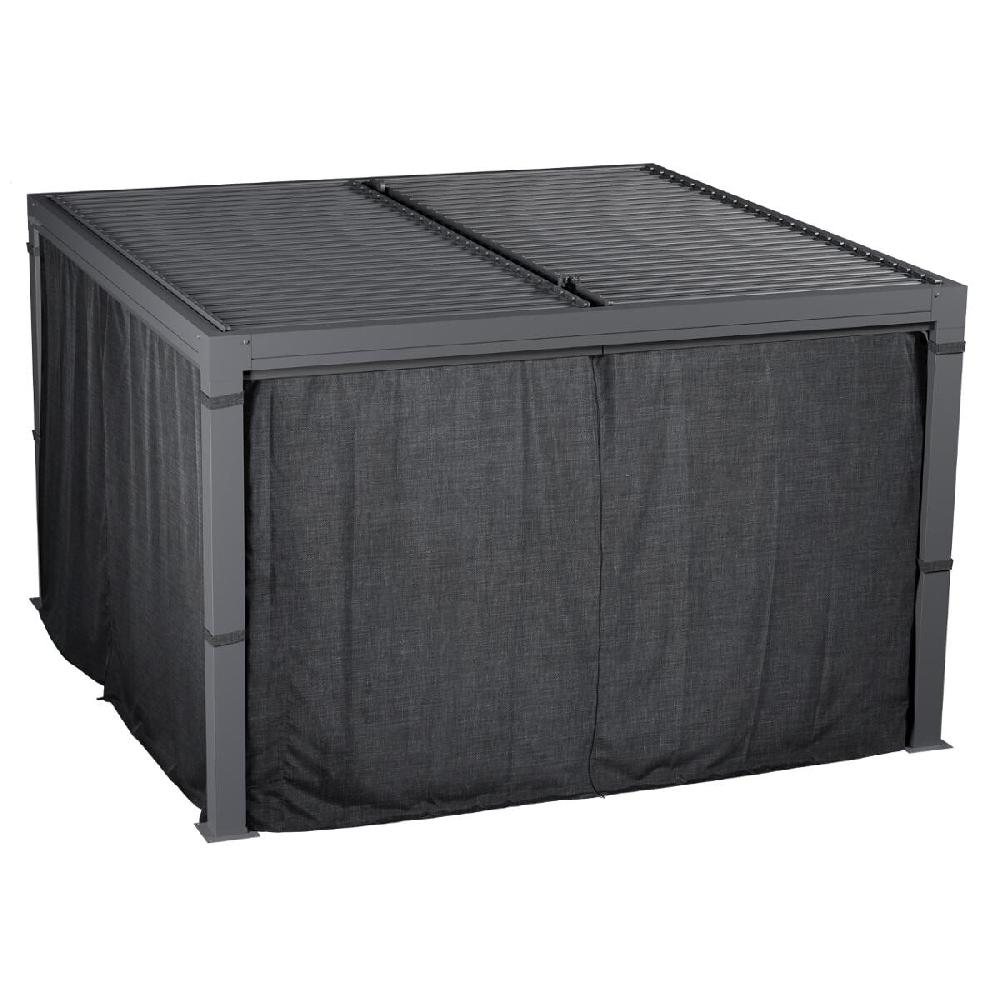 Hesperide Rideaux Pour Pergola Bioclimatique MAJAÉ Granit