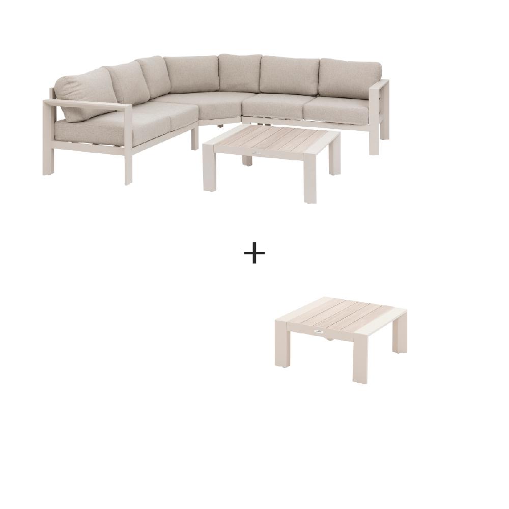 hesperide Salon d'angle de jardin ÉVASION Argile & Lin