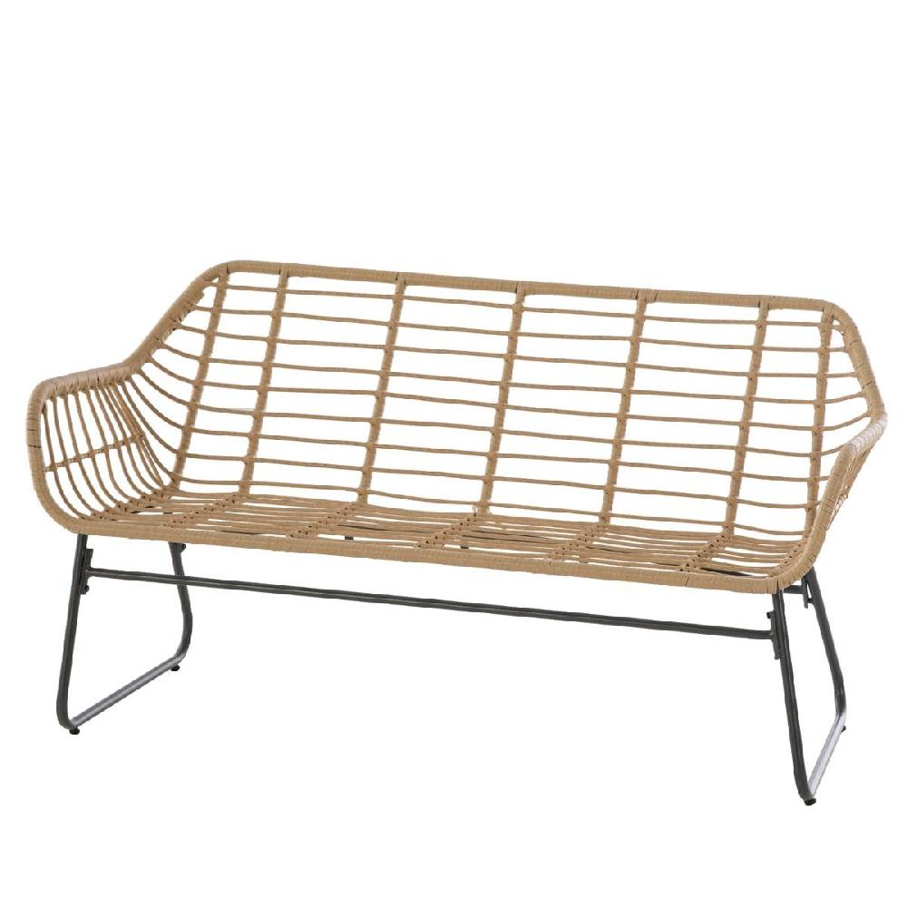 Hesperide Salon De Jardin LAMBADA Sésame Avec Table Basse Rectangulaire Graphite