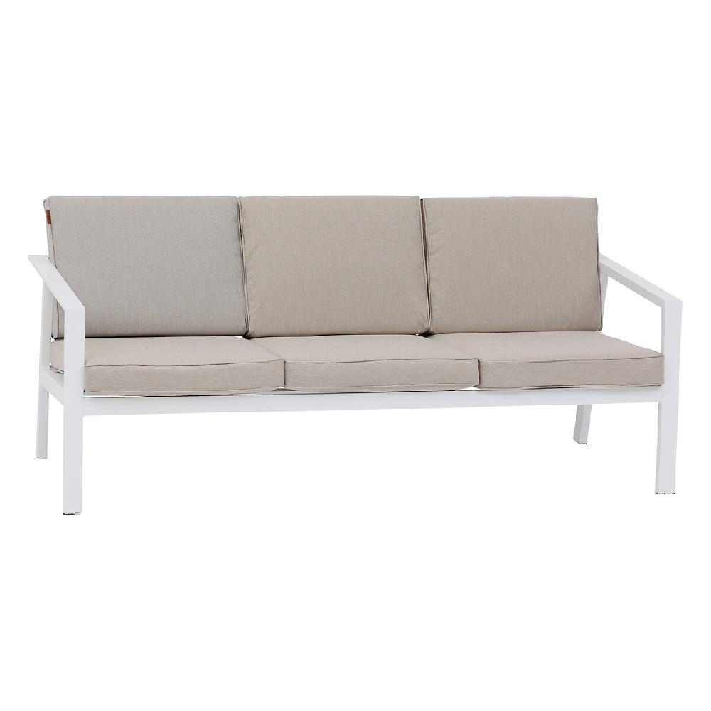 Hesperide Salon De Jardin PAVANE Beige Ficelle & Blanc