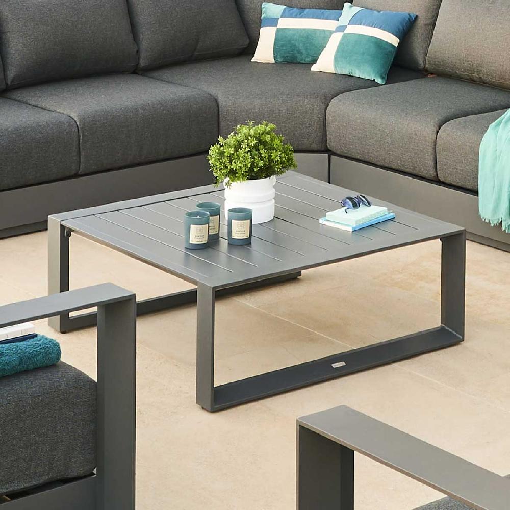 hesperide Table basse de jardin carrée ALLURE Graphite