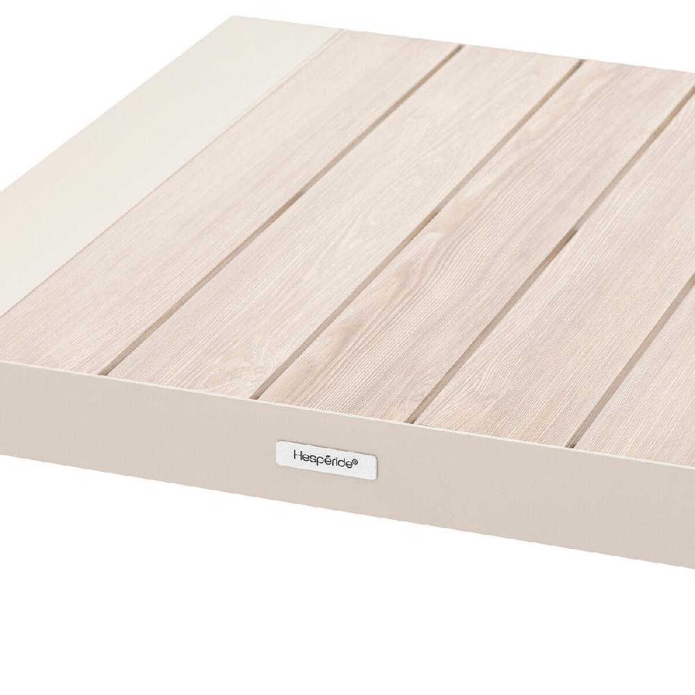 Hesperide Table Basse De Jardin Carrée ÉVASION Argile & Lin