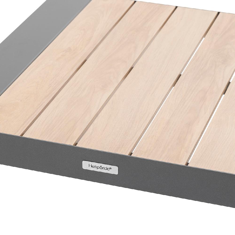 Hesperide Table Basse De Jardin Carrée ÉVASION Graphite & Honey