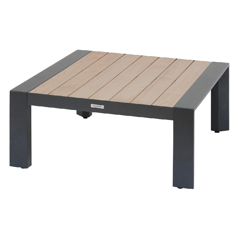 hesperide Table basse de jardin carrée ÉVASION Graphite & Honey