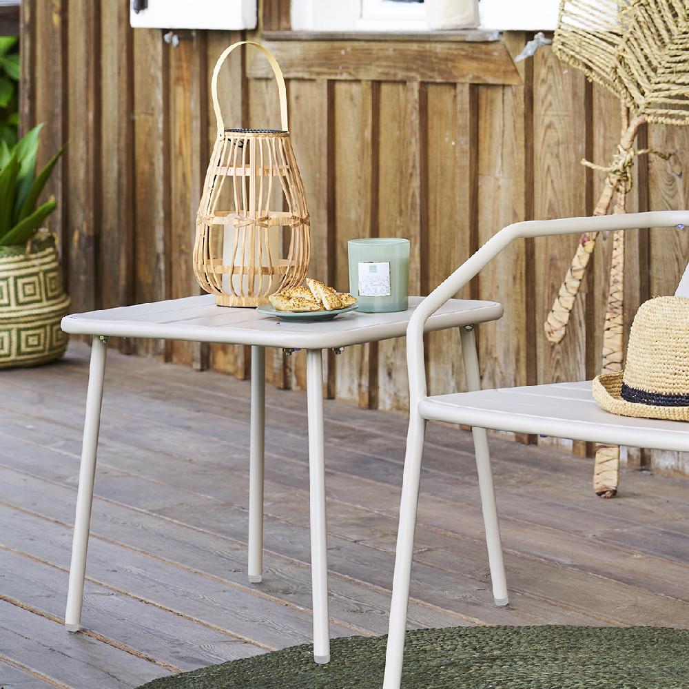 Hesperide Table Basse De Jardin Carrée PHUKET Argile