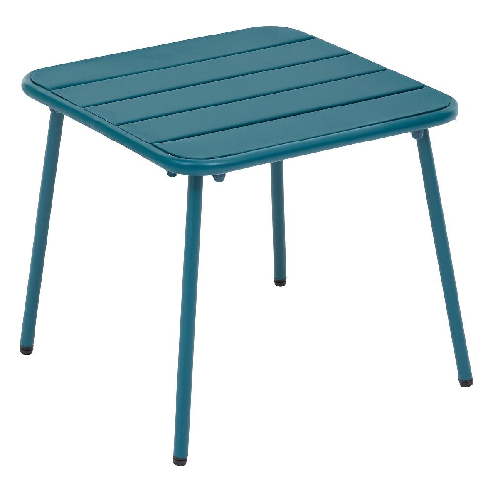 hesperide Table basse de jardin carrée PHUKET Bleu canard