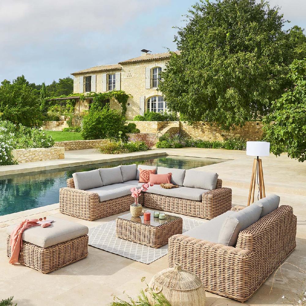 Hesperide Table Basse De Jardin Carrée SAVINIA Tahini