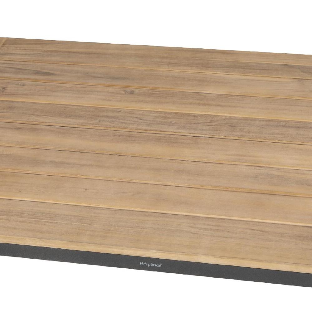 Hesperide Table Basse De Jardin Rectangulaire EMPERIA Acacia & Graphite