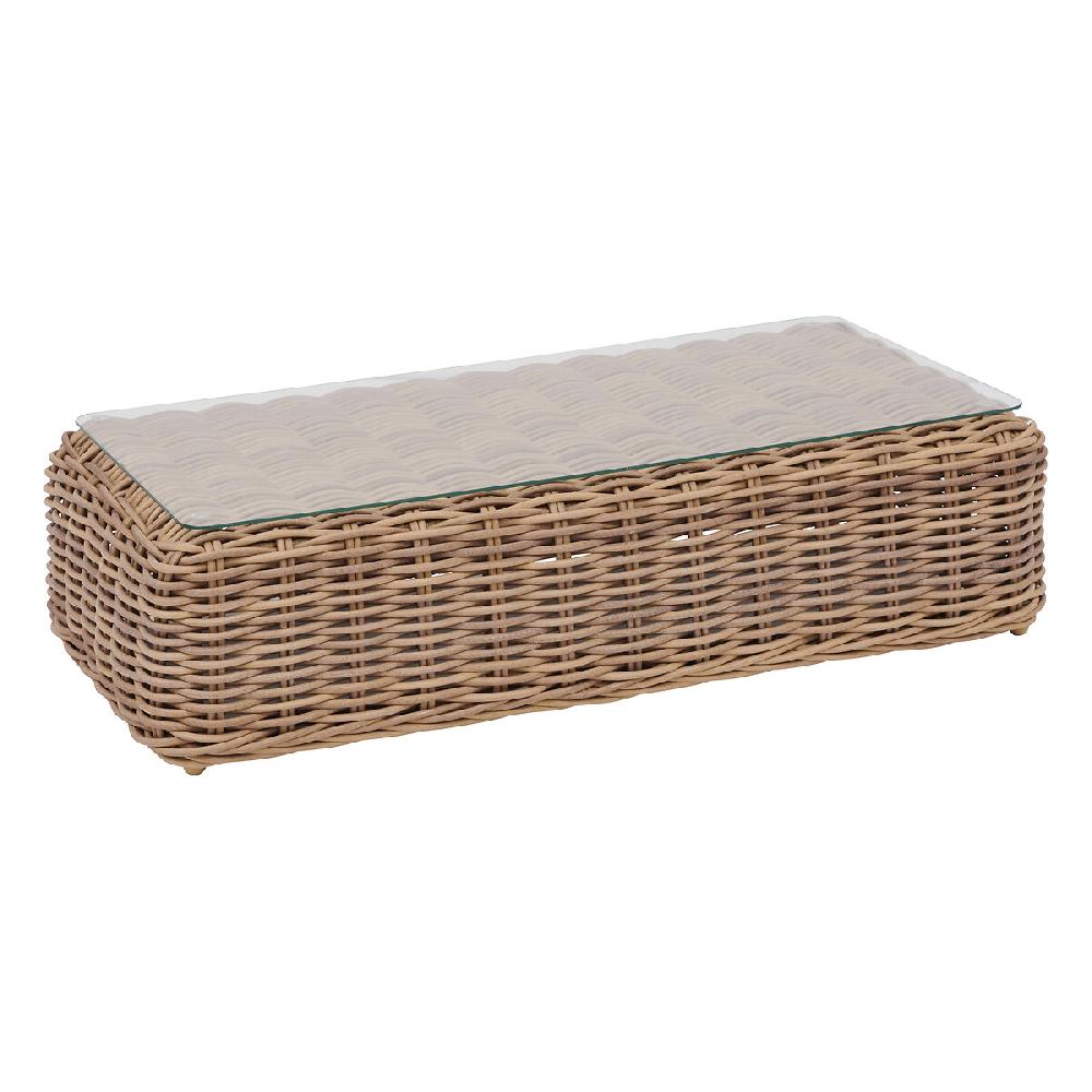 Hesperide Table Basse De Jardin Rectangulaire SAVINIA Tahini