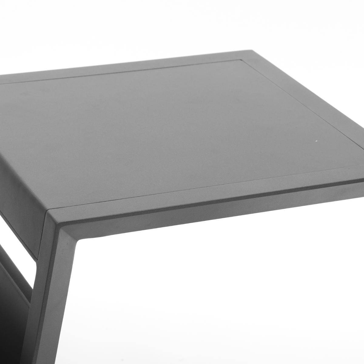 Hesperide Table D'appoint De Jardin Carrée ALLURE Graphite