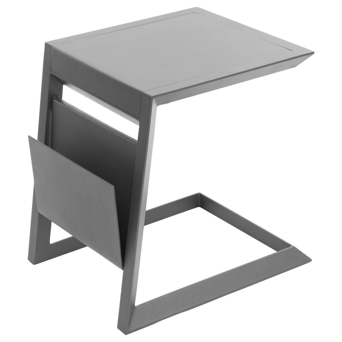 hesperide Table d'appoint de jardin carrée ALLURE Graphite