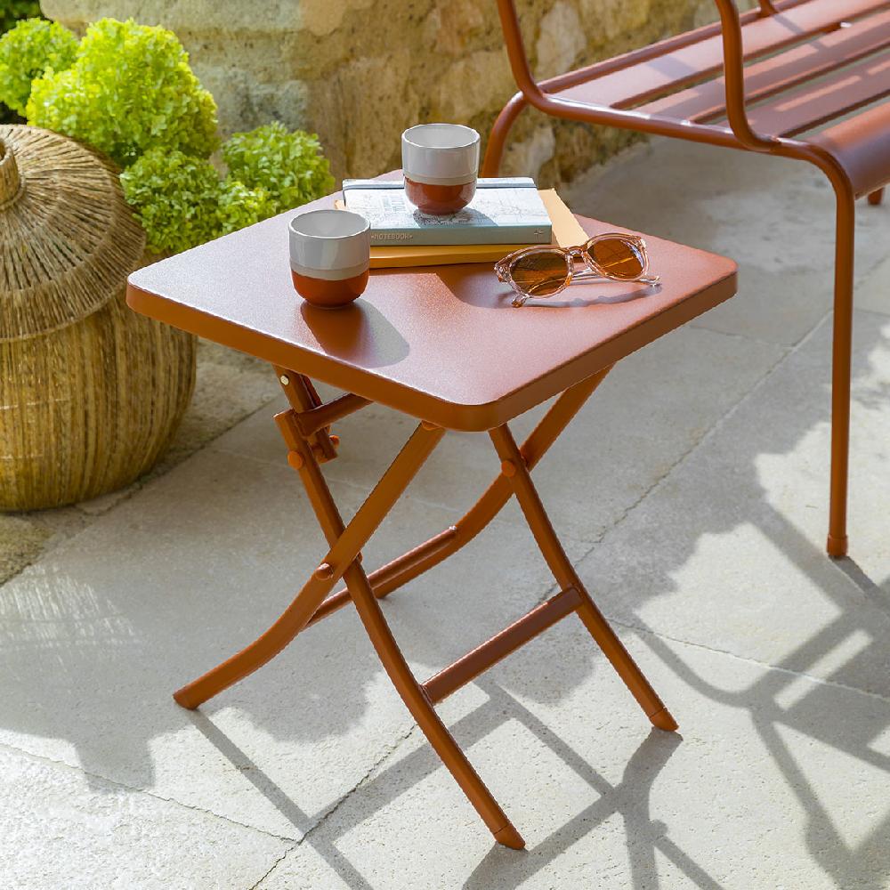 Hesperide Table D'appoint De Jardin Carrée GREENSBORO Ambre