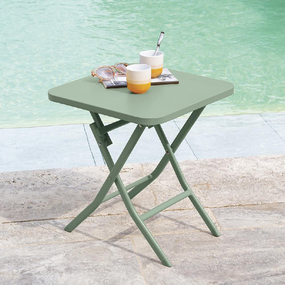 Hesperide Table D'appoint De Jardin Carrée GREENSBORO Vert Olive