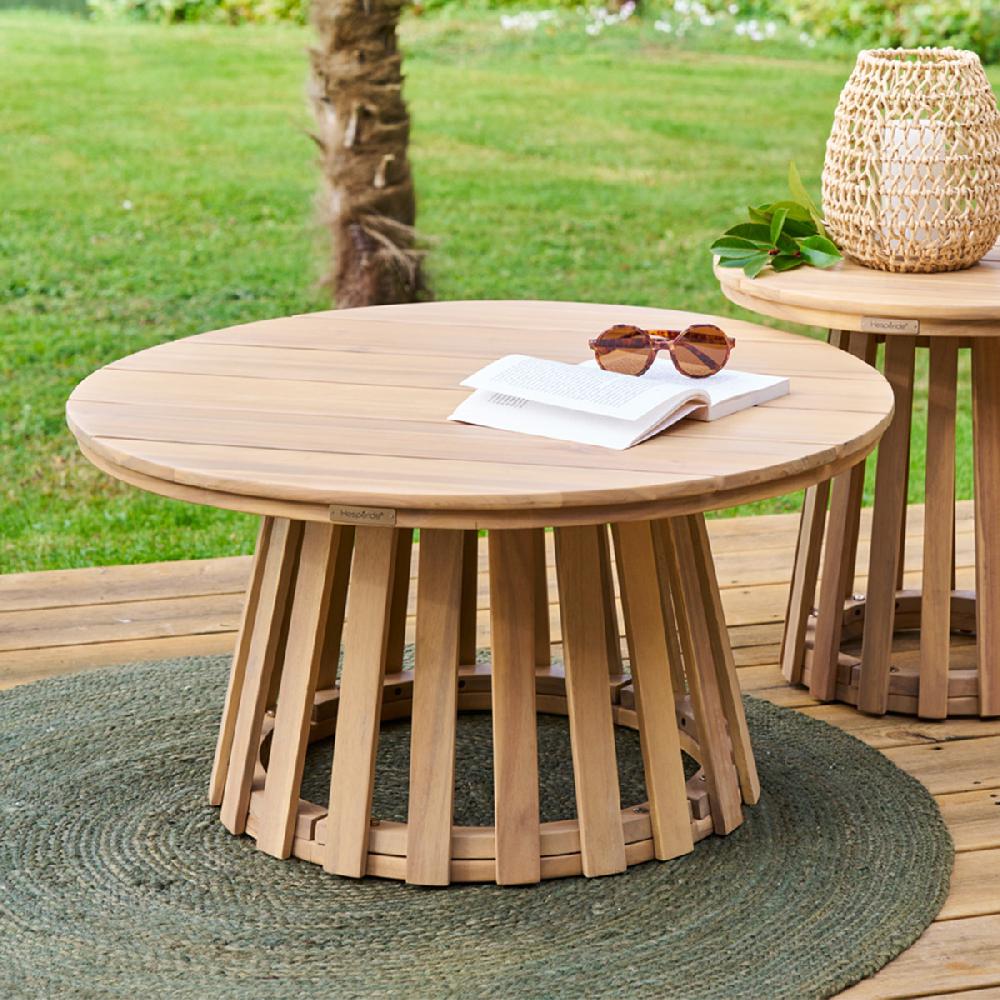 hesperide Table d'appoint de jardin ronde OSUNA Acacia