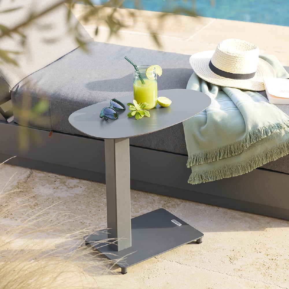 hesperide Table d'appoint de jardin VENUZIA Graphite