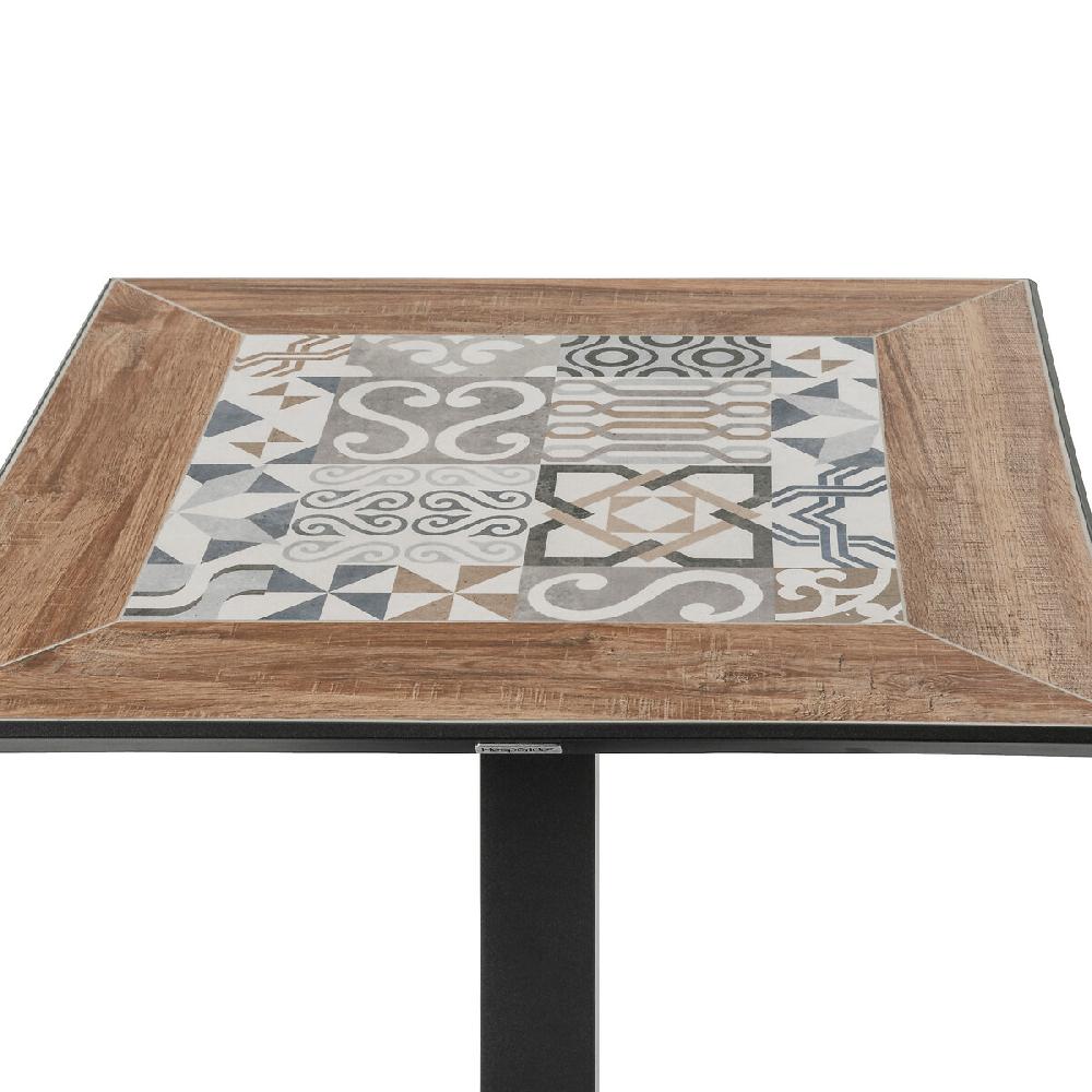 Hesperide Table De Jardin Bistro LAMBADA Céramique & Graphite