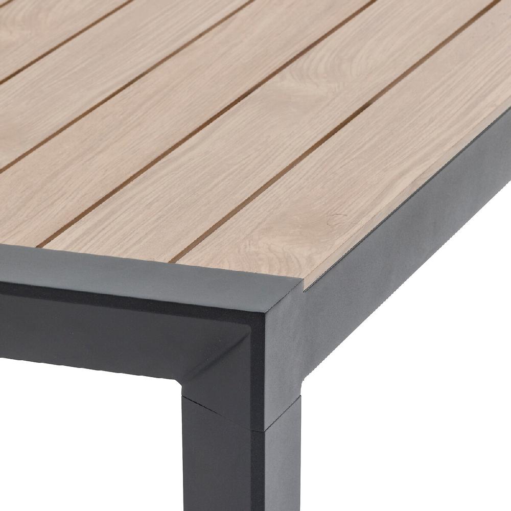 Hesperide Table De Jardin ÉVASION Effet Bois Honey & Graphite