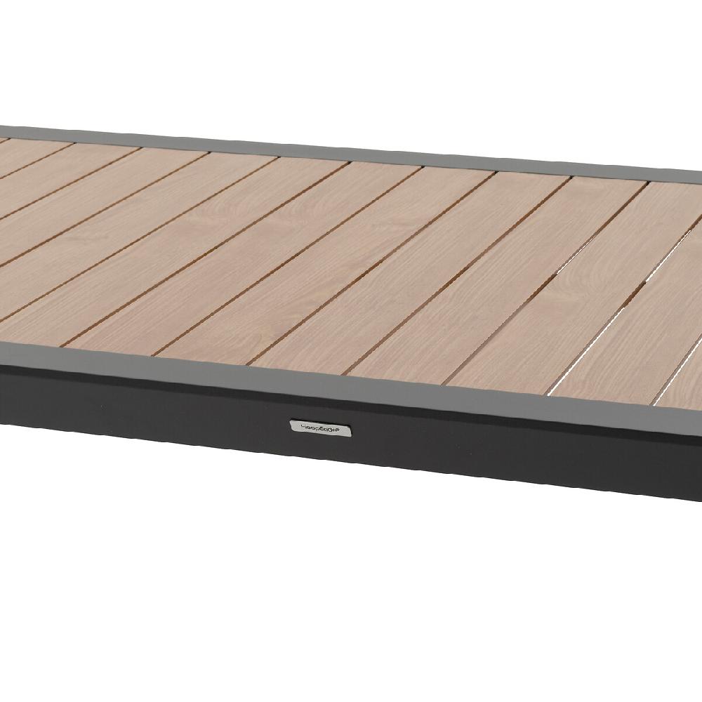 Hesperide Table De Jardin ÉVASION Effet Bois Honey & Graphite