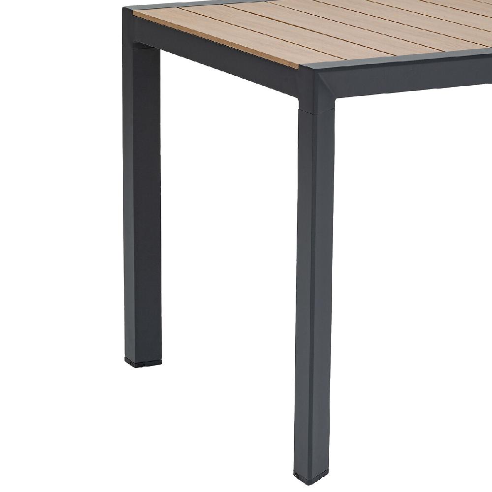 Hesperide Table De Jardin ÉVASION Effet Bois Honey & Graphite