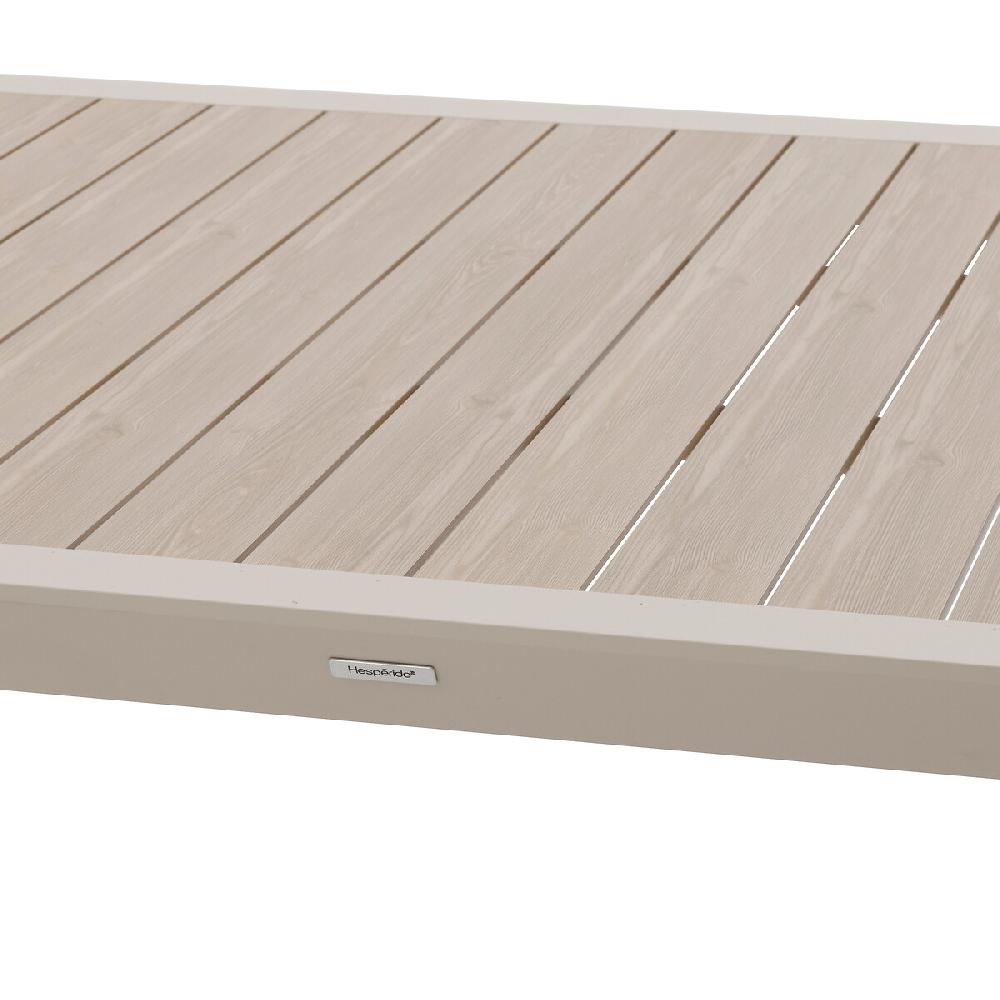 Hesperide Table De Jardin ÉVASION Effet Bois Lin & Argile