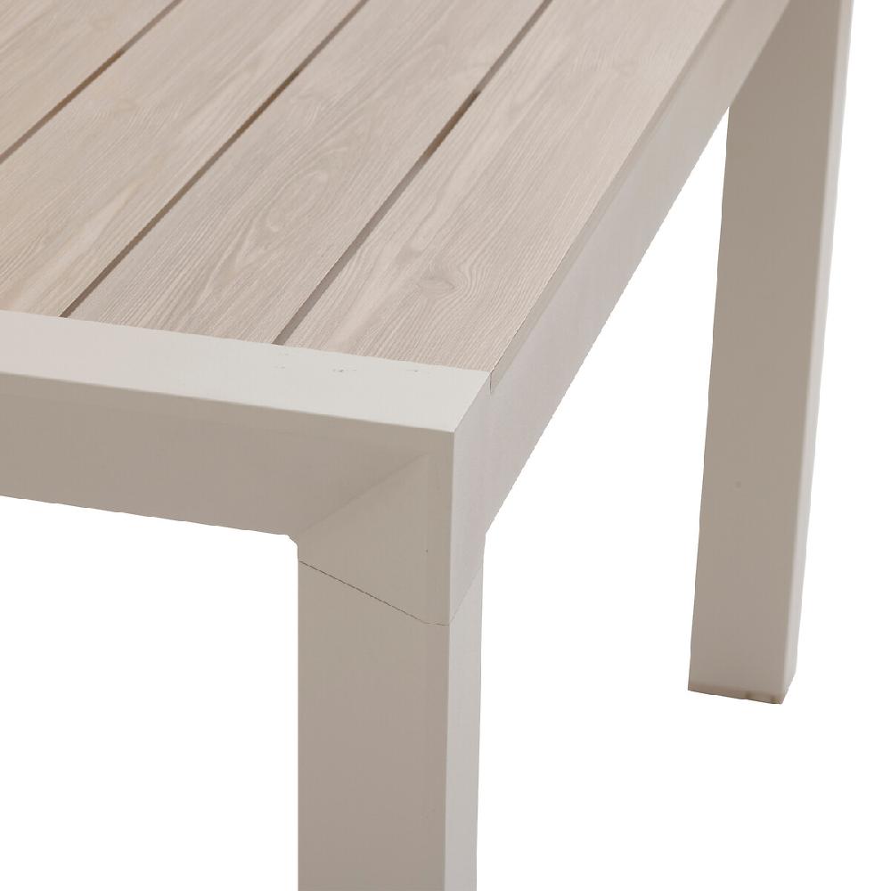 Hesperide Table De Jardin ÉVASION Effet Bois Lin & Argile