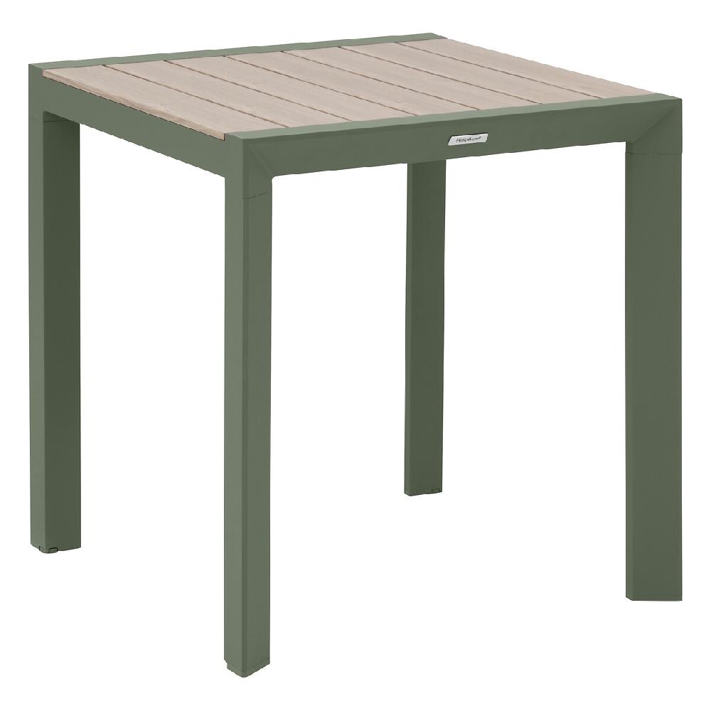 Hesperide Table De Jardin ÉVASION Effet Bois Lin & Vert Laurier