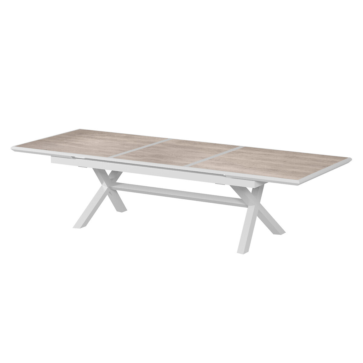 Hesperide Table De Jardin Extensible AXIOME Sépia & Blanc