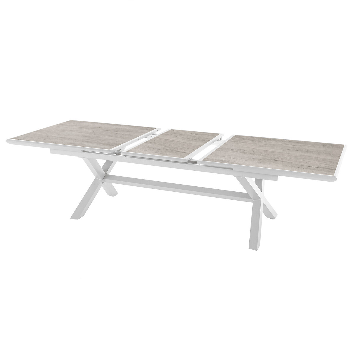 Hesperide Table De Jardin Extensible AXIOME Sépia & Blanc