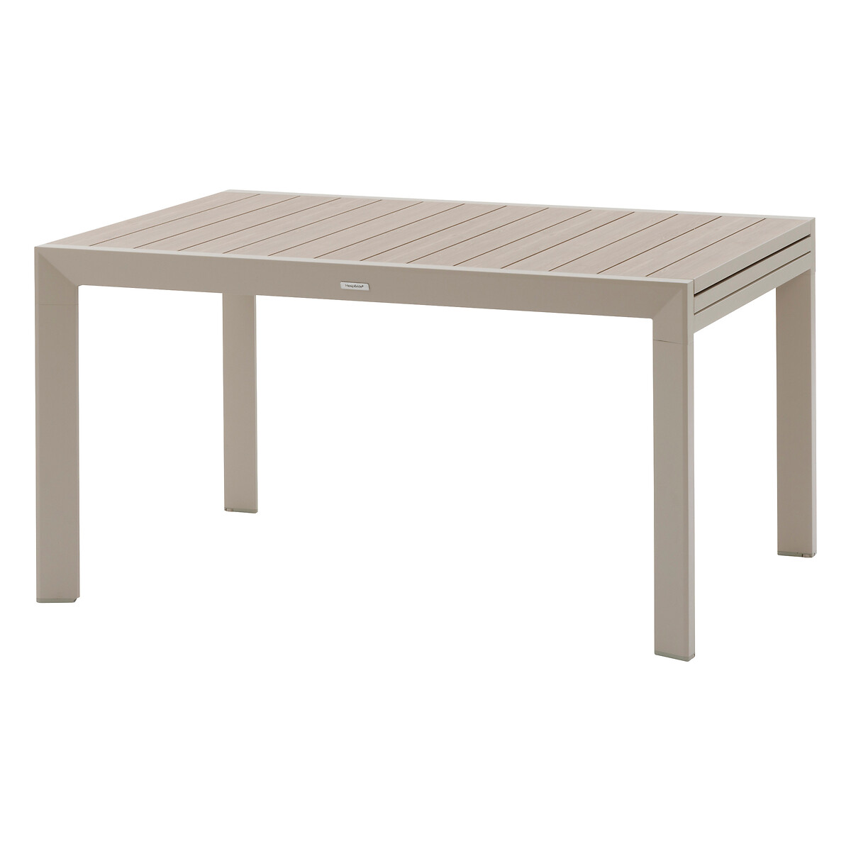 Hesperide Table De Jardin Extensible Coulissante ÉVASION Effet Bois Lin & Argile