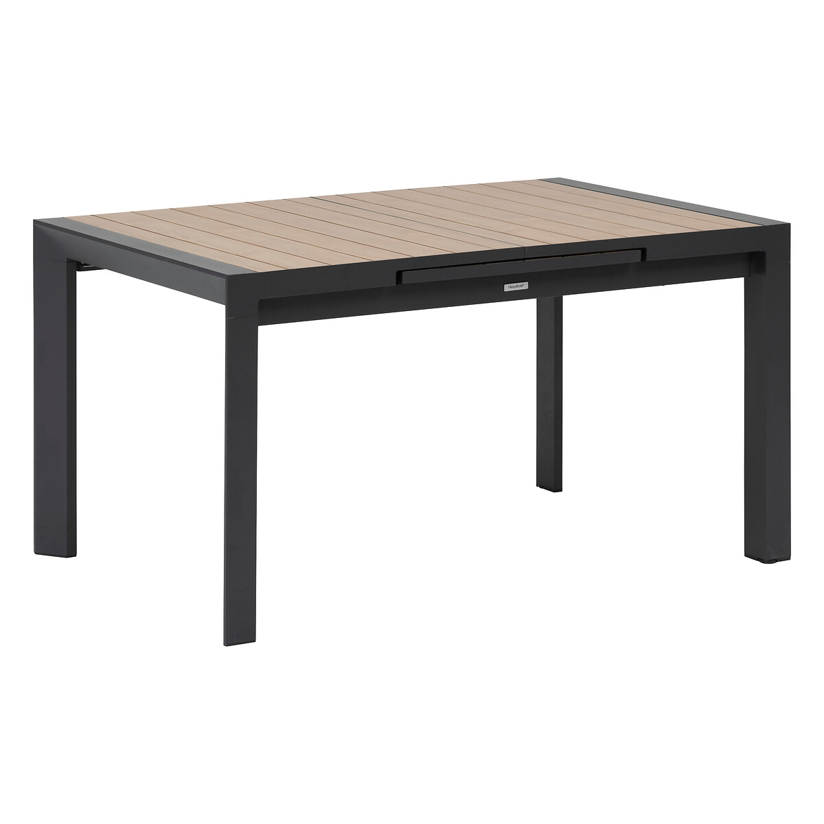 Hesperide Table De Jardin Extensible ÉVASION Effet Bois Honey & Graphite