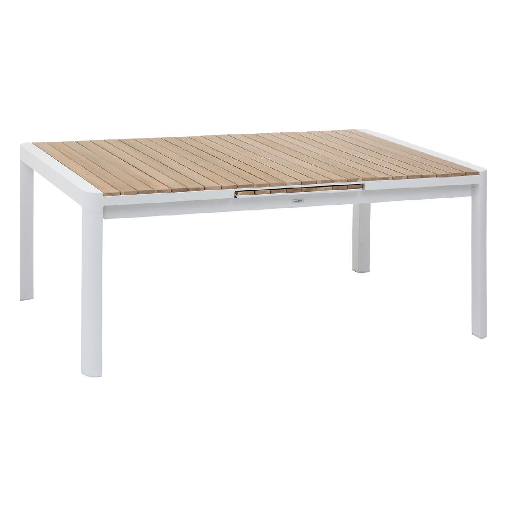 Hesperide Table De Jardin Extensible PARADIZE Acacia & Blanc