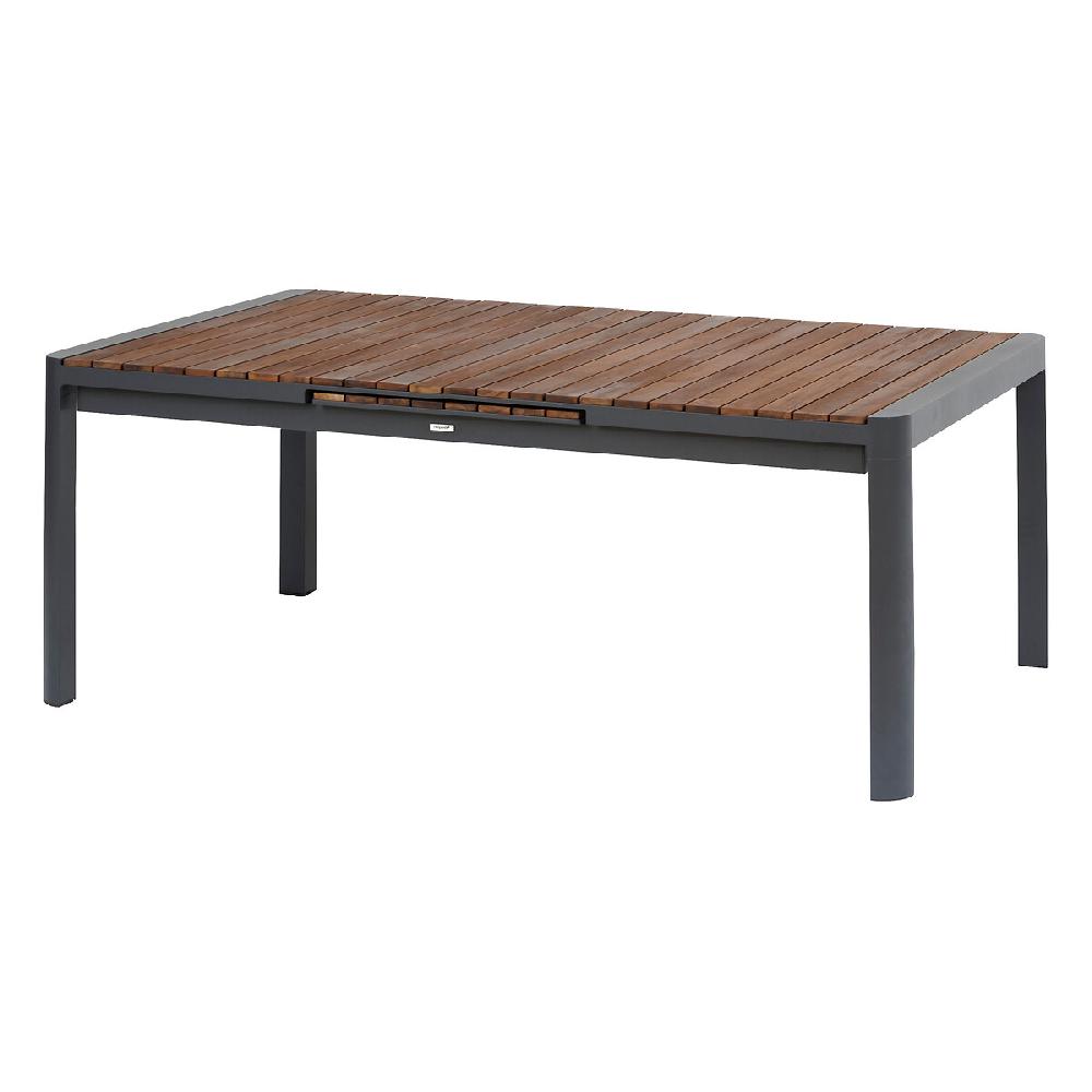 Hesperide Table De Jardin Extensible PARADIZE Effet Noyer & Graphite