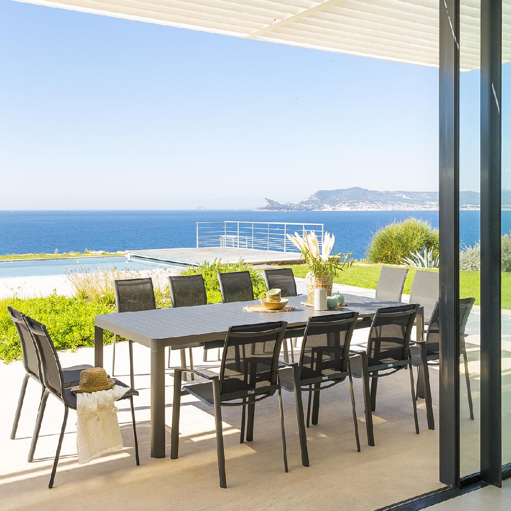 hesperide Table de jardin extensible PARADIZE Graphite