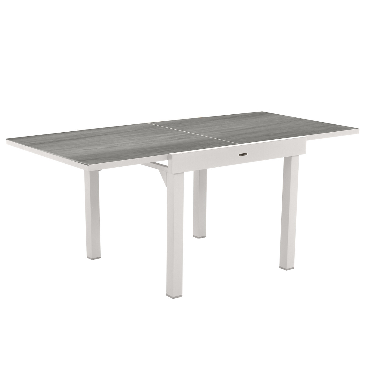 Hesperide Table De Jardin Extensible PIAZZA Gris Smoke & Blanc