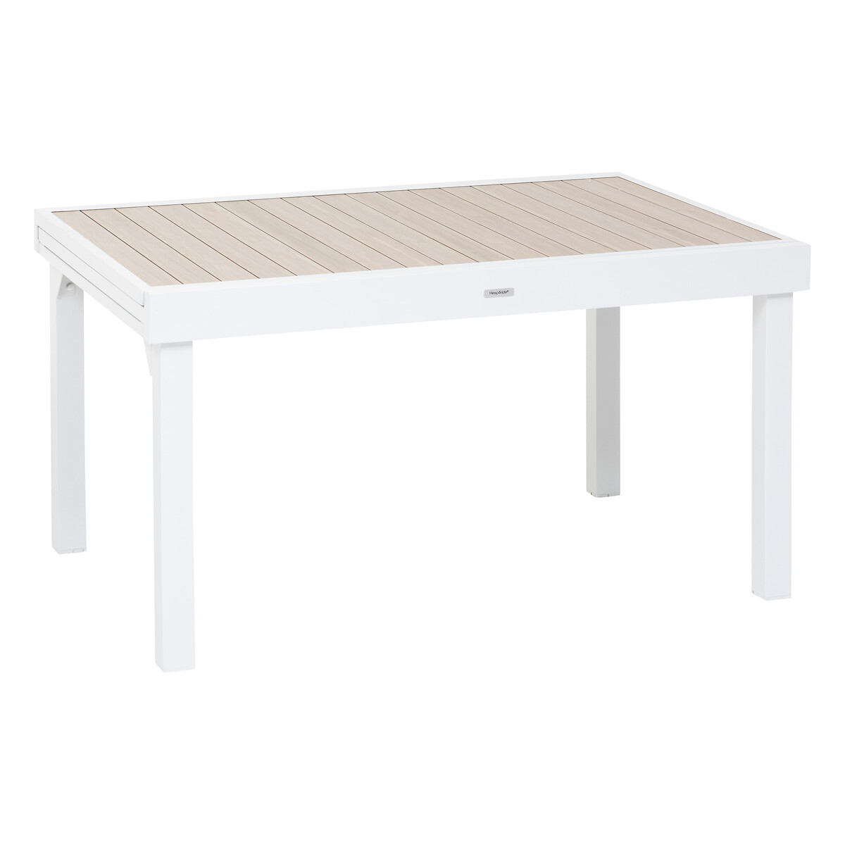 Hesperide Table De Jardin Extensible PIAZZA Lin & Blanc