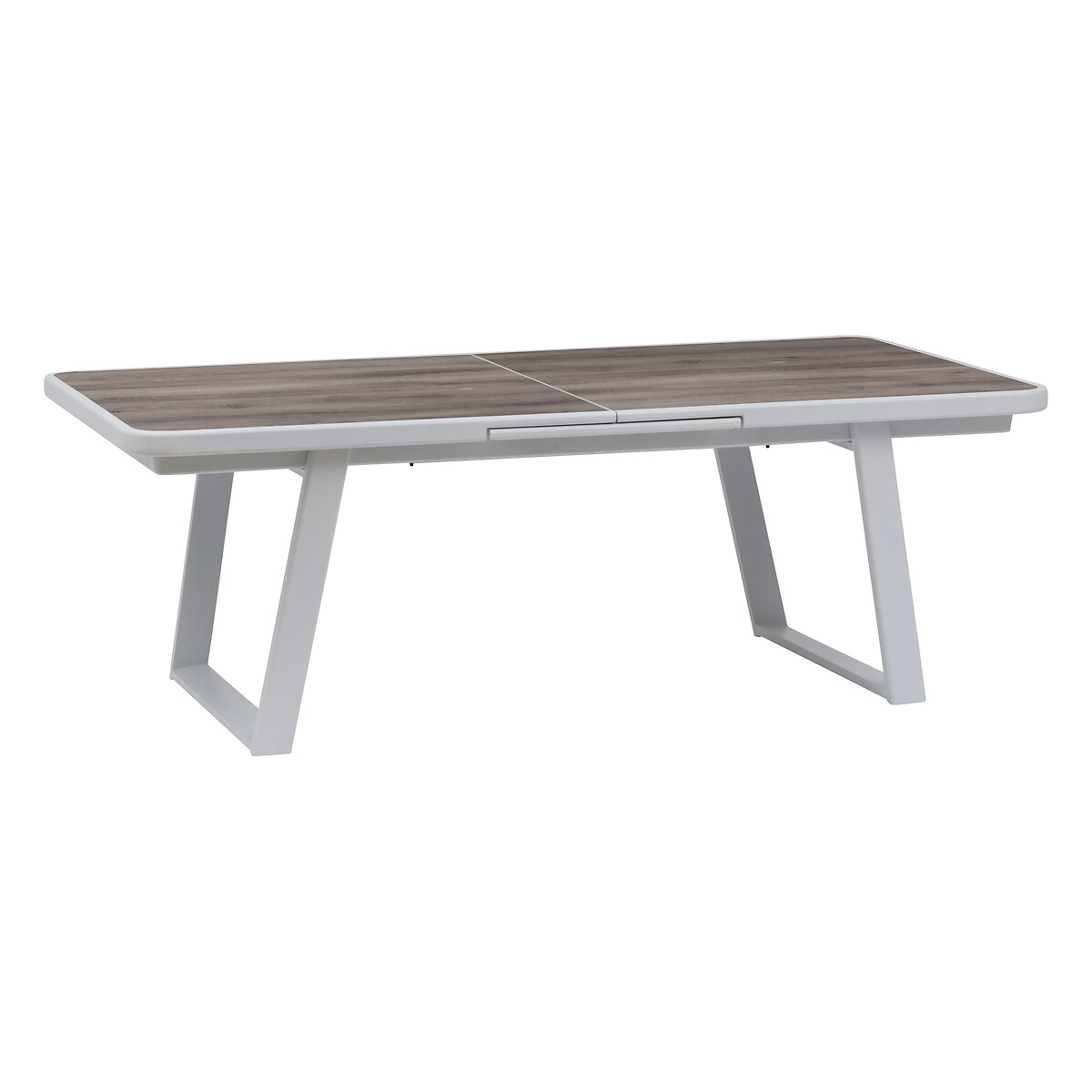 Hesperide Table De Jardin Extensible UNISSON Pécan & Blanc
