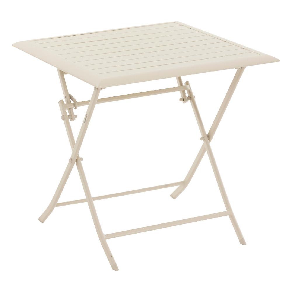 Hesperide Table De Jardin Pliante Carrée AZUA Argile