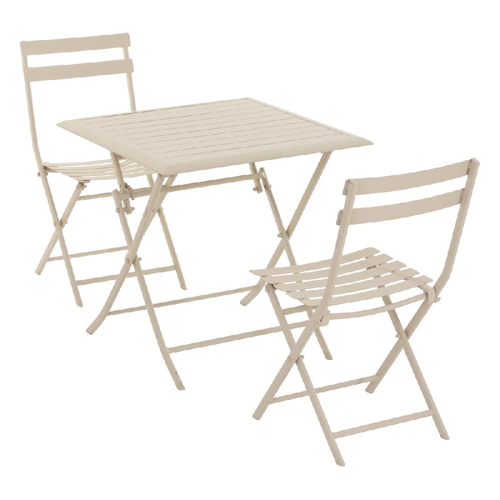 Hesperide Table De Jardin Pliante Carrée AZUA Argile